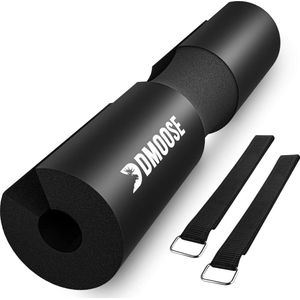 Barbell pad, hip thrust pad voor squats - Drukontlasting van nek, schouder, onderrug ondersteuning - antislip EVA foam Olympia halterkussen met veiligheidsgordels