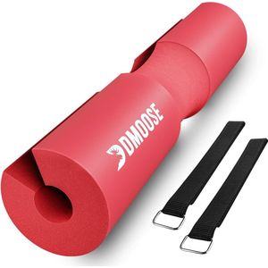 Barbell pad, hip thrust pad voor squats - Drukontlasting van nek, schouder, onderrug ondersteuning - antislip EVA foam Olympia halterkussen met veiligheidsgordels