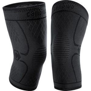 CAMBIVO NS10 2 x maat M kniebrace voor dames en heren, kniebandage voor hardlopen, wandelen, joggen, sport, volleybal, kniebeschermers nuttig herstel bij meniscusscheuren, ACL en artritis