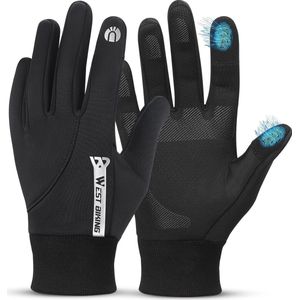 -40°F Waterdichte winterthermische handschoenen - 3M Thinsulate touchscreen warme handschoenen - voor fietsen, paardrijden, hardlopen, buitensporten - voor heren en dames, zwart