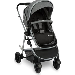Hello 2-in-1 Kinderwagen, 2-in-1 Kinderwagen, 0 maanden tot 4 jaar, 0-22 kg, Black Chic