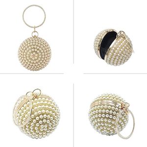 Clutch Avondtas voor dames, ronde bol, strass, clutch, schoudertas, afneembare ketting, kleine tas, handtas voor bruiloft, avondfeest, verjaardag, dansfeest, banket