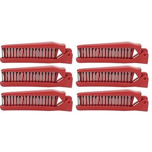 Opvouwbare Kam, 10-delige Salonstyling Opvouwbare Kam voor Thuisgebruik (Rood)