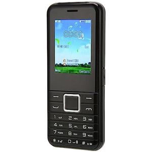 Mobiele Telefoon voor Ouderen, SOS-functie 100‑240V Dual SIM 3000mAh Mobiele Telefoon met Grote Knoppen Luid Geluid 2G voor Werk (EU-stekker)