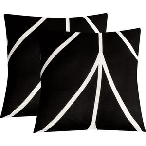 Bankhoes, elastisch, stretch, spandex, bankhoes, antislip, wasbaar, bankbeschermer, bankhoes voor bank met armsteun, zwarte lijn
