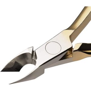 Professionele tanggen, fringe handgreep, verguld, 6 mm snijden goud