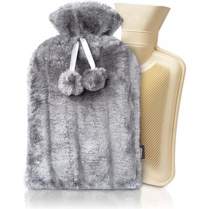 Premium warmwaterkruik met warme hoes pluizig 2l | thermofoor | Warmwaterkruiken, warmwaterkruik | Warmwaterkruiken, bedfles voor volwassenen, warmwaterzakken | Heetwaterzak, warmwaterkruik