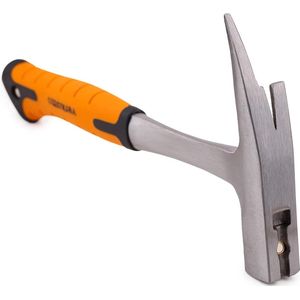roosterhamer 600 g kopgewicht - volledig gesmeed staal - timmermanshamer met magnetische spijkerhouder - timmermanshamer met antivibratiehandvat
