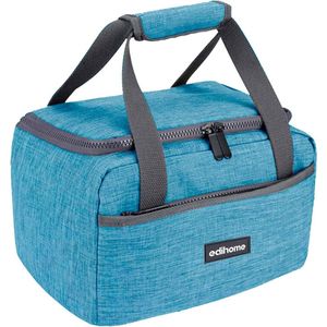 Koeltas, klein, lunchtas, koeltas, opvouwbaar, 8 liter, thermische lunchbox, geïsoleerd, voor lunch, werk, camping of reizen, draagbaar (blauw)