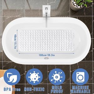 Vantuz ile kaymaz banyo paspas yumuşak kauçuk banyo paspası banyo zemin korur Al
