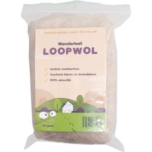 Wanderlust Loopwol - Natuurlijke Wol - Voor Voetklachten - Herbruikbaar
