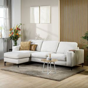 Hoekbank Tracy | Naturel Valente | Longchair L+R