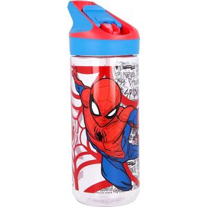 Spiderman Tritan waterfles voor kinderen, herbruikbaar, 620 ml
