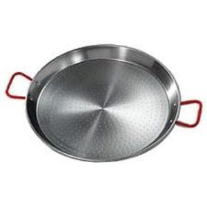 FBA_63633,IJZEREN PAELLA PAN 32 CM.,Zwart