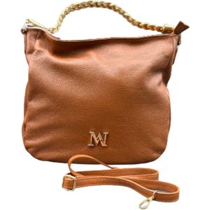 MONDIEUX MADAME - Penny - camel - Limited Edition - tas - handtas - Italiaans design - leder