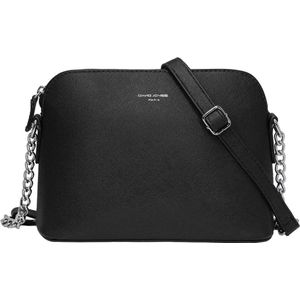 Dames Kleine Crossbodytas - Ketting Schoudertas Handtas PU Leer - Ritssluiting Messenger Tassen - Vrouwen Citytas Avondtas - Crossover Bag Reis Mode - Zwart