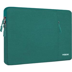 Laptop Sleeve 15,6 Inch Case Bag Waterafstotend beschermhoes Compatibel met de meeste 15,6"" Surface Book, Acer, Dell, HP, Lenovo, Samsung, Asus Laptopcomputers, Donkergroen