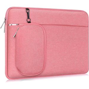 15,6 inch laptophoes laptop sleeve aktetas, Waterbestendig Schokbestendig Lichtgewicht tas met accessoirevak, Beschermende notebooktas met afneembare kleine tas, voor HP/LENOVO/DELL/ACER/ASUS