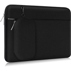 13-13,3 inch laptophoes laptop sleeve aktetas, Waterbestendig Schokbestendig Lichtgewicht tas met accessoirevak, Beschermende notebooktas met afneembare kleine tas voor Macbook Air Pro/Surface