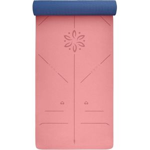 milieuvriendelijke yogamat - TPE, non-slip en dikke yogamat. Yoga Matten met Body Alignment Lines. Perfect Pilates Mat voor workout oefening, Gym en Fitness.