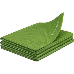 opvouwbare yogamat voor op reis - 4 mm dikke sportmat - Antislip fitnessmat voor yoga, pilates en fitness - Geschikt voor binnen en buiten