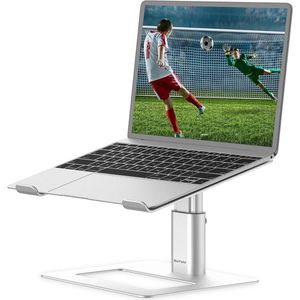 laptopstandaard, in hoogte verstelbare, geventileerde laptophouder, notebookstandaard compatibel met 10-15,9'' MacBook Pro/Air, HP, Dell, Lenovo, Samsung, Acer, HUAWEI MateBook