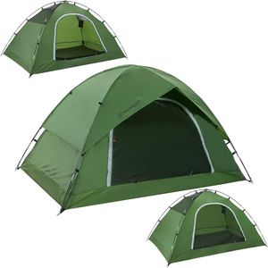 2/4 Persoons Camping Tent - Waterdichte 2 Persoons Tent, Light Dome Tent, Compacte Tent voor Sport, Familie