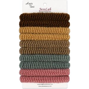 10 Stuks Haarbanden, Comfortabele Scrunchies Kleine Elastische Haar Banden Dikke Paardenstaarthouders Geen Schade Zachte Rekbare voor Meisjes Vrouwen Dames Haar Accessoires, Kleur Gesorteerd