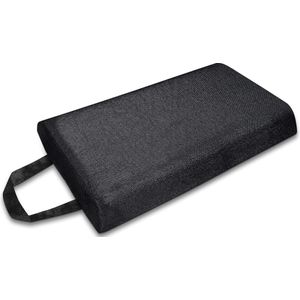 Knielkussen van Schuim met Draaghandvat - L43 x B24 x H4,7 cm - Extra Dikke Comfortabele Kniemat van Traagschuim - Tuinieren, Yoga, Oefening Knieler & Babybadkussen