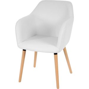 Cosmo Casa Fauteuil - Scandinavisch Retro Design - Rubberwood Voetjes - Comfortabel Zitmeubel