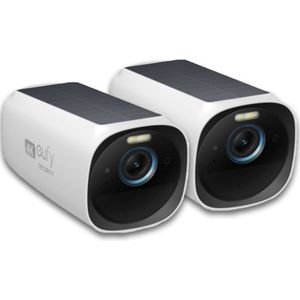 eufy Security-eufyCam 3 2-Camerakit - draadloze 4K beveiligingscamera met geïntegreerd zonnepaneel