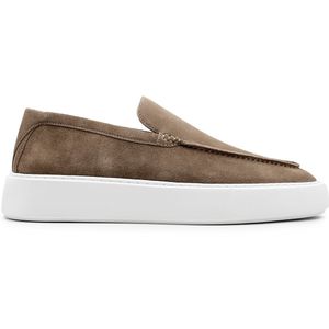 Dutch'D ® Loafer - Instapper - Taupe - Luxe - Sportief - Suede leer - Atmos - Maat 41