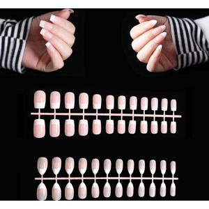 48 Delig - Flexibele Glue-On Nude False Nails - Voor Speciale Gelegenheden of Weekendplezier