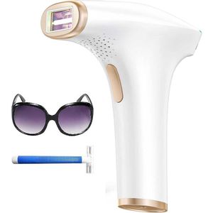 IPL Haarverwijderingsapparaat - 999.900 Lichtflitsen - 9 Energielevels - 3 Functies HR/SC/RA - Groot Behandeloppervlak 5 cm² - Pijnloos en Permanent - Geschikt voor Mannen en Vrouwen - Gezicht, Oksels, Benen, Lichaam