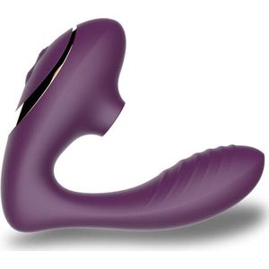 BlissX Zuigende Vibrator - Clitoris stimulator - 2 in 1 - 10 stimulerende standen - luchtdruk stimulatie