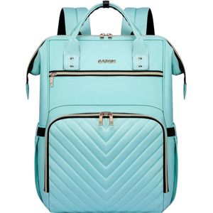 Laptop tas 17,3 inch - Groen - 45x28x17 - vierkant vorm - Rugzak voor vrouwen - Waterdicht voor werk, school, kantoor, reizen