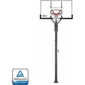 Goliath GB50 InGround - Basketbalpaal / basketbalstandaard - In hoogte verstelbaar (230 - 305 cm) - 127 x 84 cm backboard - TÜV Rheinland kwaliteitscertificering