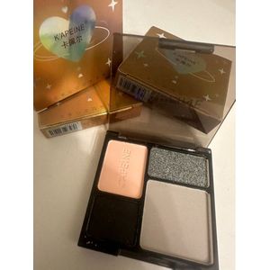 4 color palette glitter, pearly matt