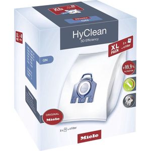 Miele HyClean 3D Efficiency GN - Stofzuigerzakken - 8 stuks + 4 filters