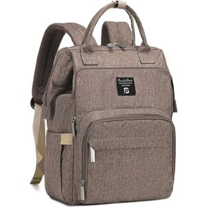Best Luierrugzak voor baby's, stijlvolle luiertas, rugzak met luieronderlegger, multifunctioneel, waterafstotend, grote capaciteit, rugzak voor onderweg
