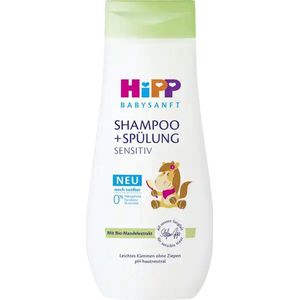 HiPP Babysanft Shampoo + Spülung Sensitiv | Shampoo + Spoeling 200ml