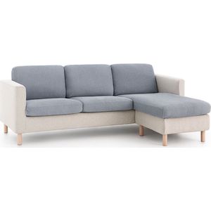 Belmarti® Zitkussenhoes Bali - 65cm tot 95cm breed Lichtblauw - Universele Belmarti® zitkussen hoes voor elke zithoek - Multi-elastisch