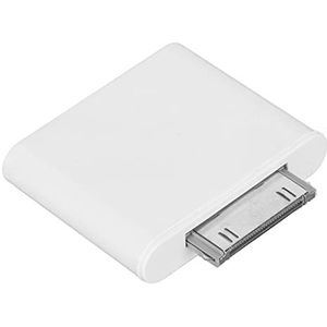 30 Pin Adapter Draagbare 32.8ft Transmissie Afstand Plug en Play Drive Draadloze Dongle Adapter voor Home Speaker (Wit)