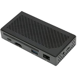 Mini-pc, voor Windows 11 Pro Multi-interface Gigabit Ethernet 100‑240 V Mini Desktop voor tv's (6G+1TB EU-stekker)