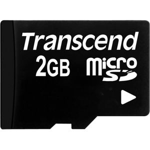 Transcend TS2GUSD 2GB MicroSD MLC flashgeheugen