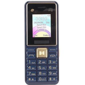 2G Senioren Mobiele Telefoon, Luid Volume Grote Knop 1,8 Inch Scherm F10 2G Ontgrendelde Mobiele Telefoon voor Senioren voor Dagelijks Leven (EU-stekker)