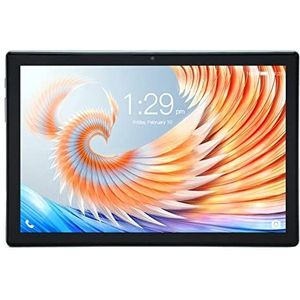 HD-tablet, Moderne Blauwe Dual-camera Desktop-tablet 2 Kaartsleuven 10,1 Inch FHD 8 GB RAM 256 GB ROM voor School (EU-stekker)