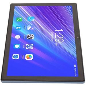 Kindertablet, 6 GB 128 GB 4G Blauwe Tablet met Dubbele Camera voor Android 11 Dual Band voor Desktop (EU-stekker)