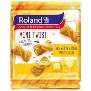 Roland Mini Twist Zwitserse kaas, 75 g, 10 stuks (10 x 75 g)