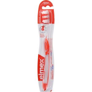 Elmex - InterX - Tandenborstel - Medium - X-vormige Borstelharen